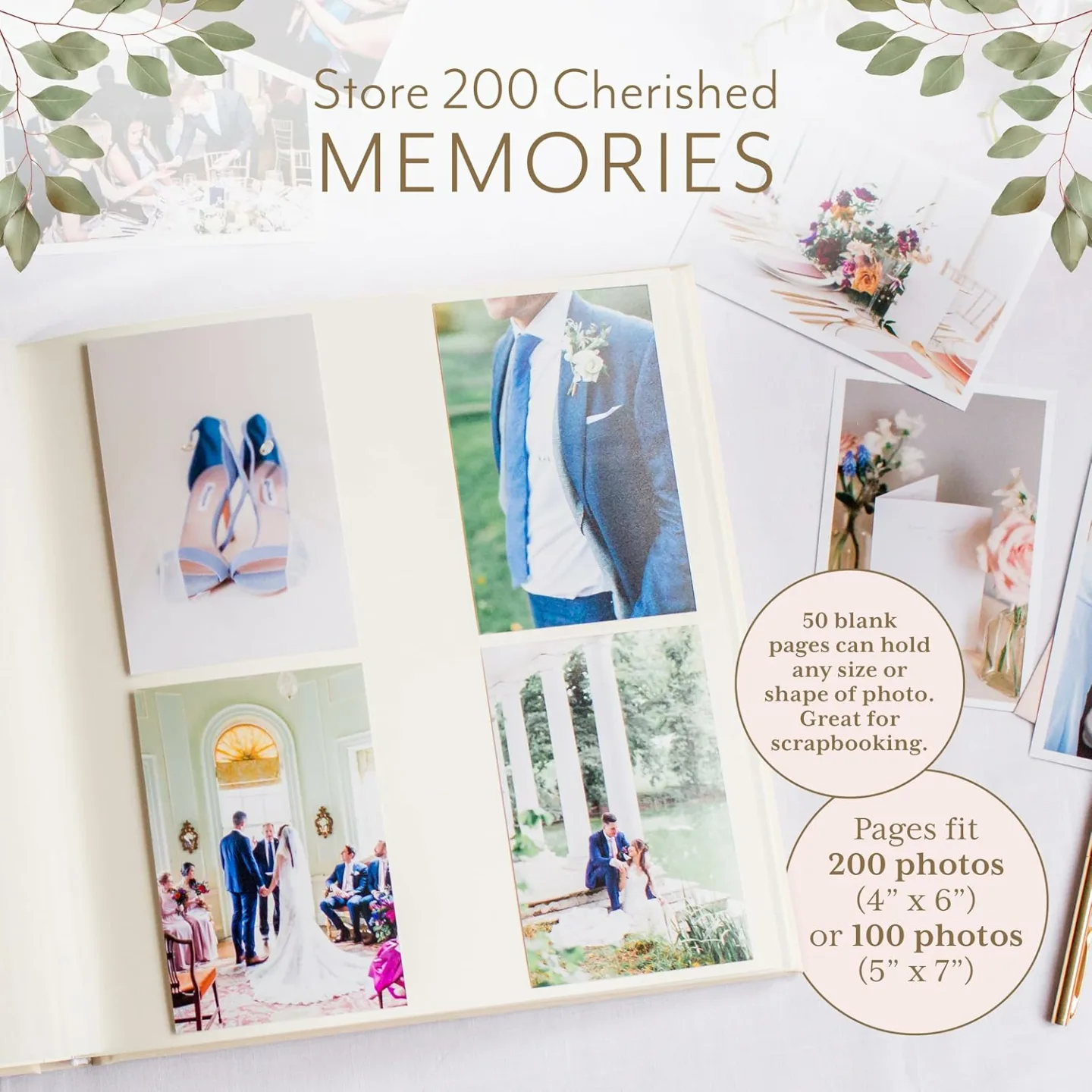 Personalized Large Memory Book for Special Occasions