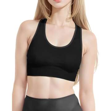 Match Racerback Sports Bras for Women - Versatile Padded Tops