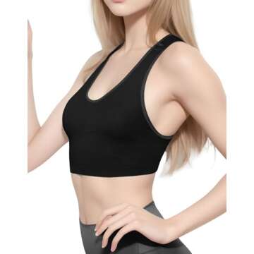 Match Racerback Sports Bras for Women - Versatile Padded Tops