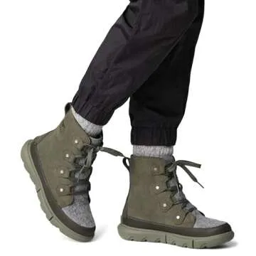 Sorel Women's Explorer Next Joan Waterproof Boots - Stone Green, Alpine Tundra - Size 8.5