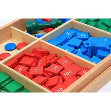 LEADER JOY Montessori Math - Engaging Stamp Game for Kids