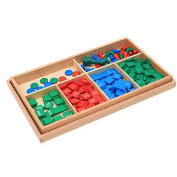 LEADER JOY Montessori Math - Engaging Stamp Game for Kids