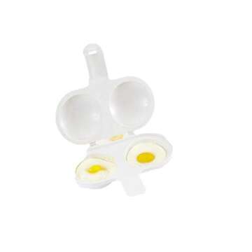 Nordic Ware 7-1/4 in. W x 6-3/8 in. L White Egg Poacher