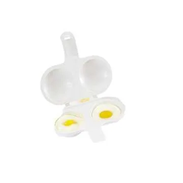 Nordic Ware 7-1/4 in. W x 6-3/8 in. L White Egg Poacher