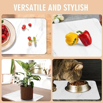 Eco-Friendly Stone Dish Drying Mat - Non-Slip & Heat Resistant