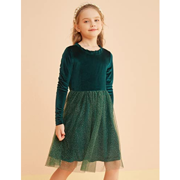 Tutu Dreams Girls Velvet Tulle Dress for Parties