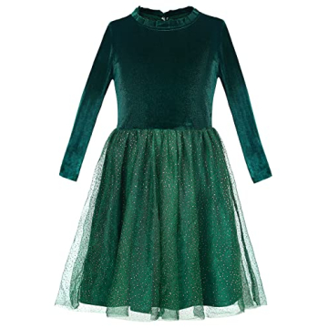 Tutu Dreams Girls Velvet Tulle Dress for Parties