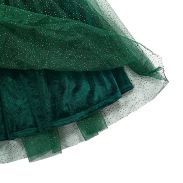 Tutu Dreams Girls Velvet Tulle Dress for Parties