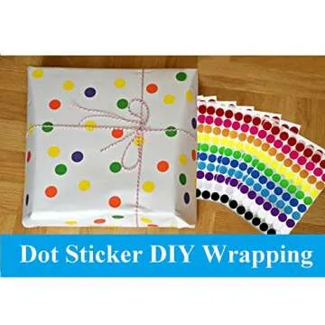 700 PCS Dot Stickers 3/4 Inch Color Coding Labels Round Colored Dot Stickers, 10 Assorted Color Colorful Coding Label Circle Sticker for Toddler Office Student Classroom, 70 Labels/Sheet