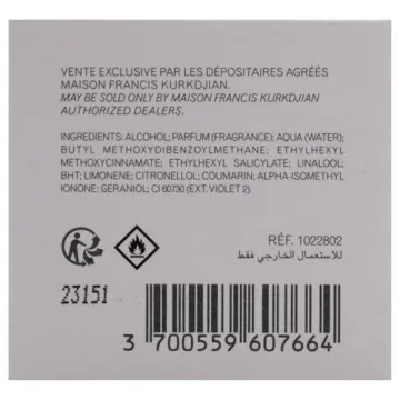 Maison Francis Kurkdjian Gentle Fluidity Gold Fragrance