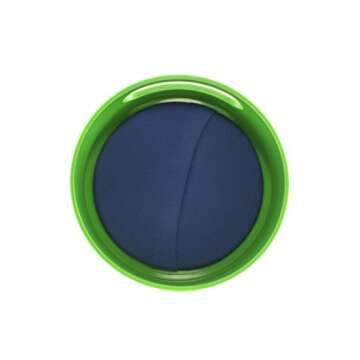 Spill Proof Snack Cup Munchie Mug Green, 12 Ounce jar Blank jar, Made in The USA, Snack Cup for Babies, Kids, Toddlers