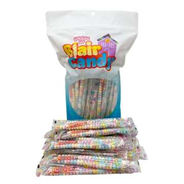 Smarties Candy Necklace - 50ct for Retro Parties and Gifts