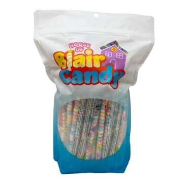 Smarties Candy Necklace - 50ct for Retro Parties and Gifts