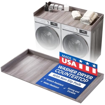 OfficeSimpli Washer Dryer Countertop for Laundry Room