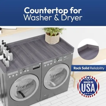 OfficeSimpli Washer Dryer Countertop for Laundry Room