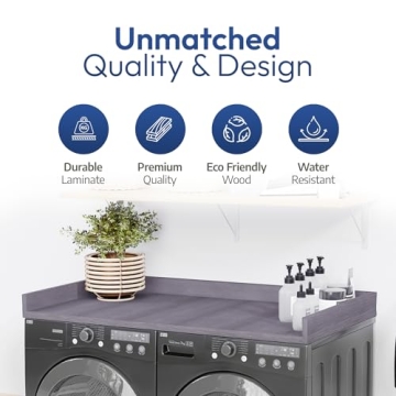 OfficeSimpli Washer Dryer Countertop for Laundry Room