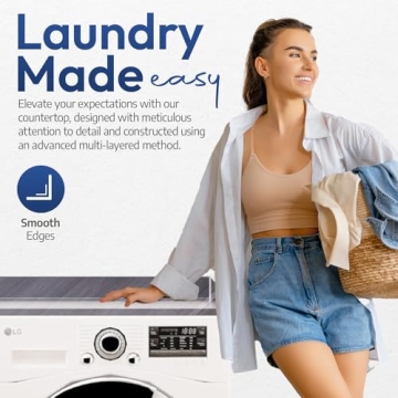 OfficeSimpli Washer Dryer Countertop for Laundry Room