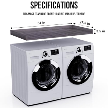 OfficeSimpli Washer Dryer Countertop for Laundry Room