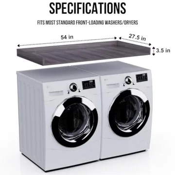 OfficeSimpli Washer Dryer Countertop for Laundry Room