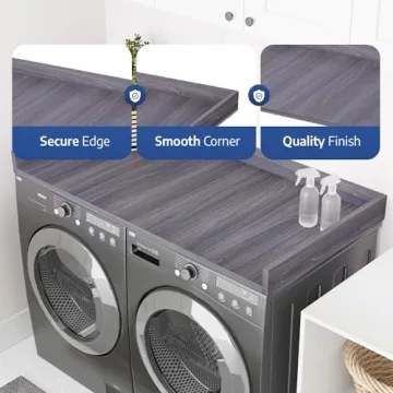 OfficeSimpli Washer Dryer Countertop for Laundry Room