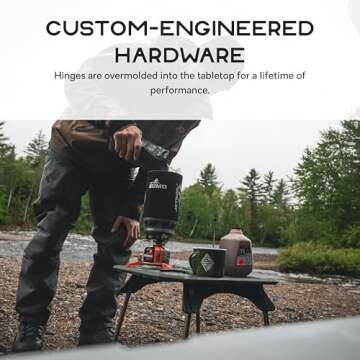 NEMO Equipment Moonlander Dual-Height Camp Table - One Size - Boreal