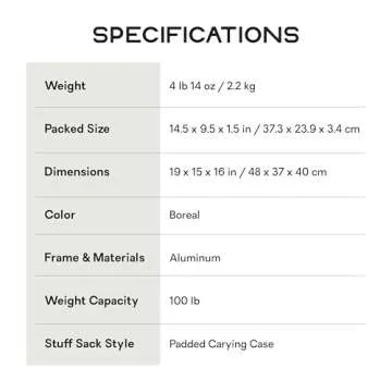 NEMO Equipment Moonlander Dual-Height Camp Table - One Size - Boreal