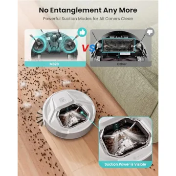 Lefant M320 Robot Vacuum with Mop - Powerful & Slim