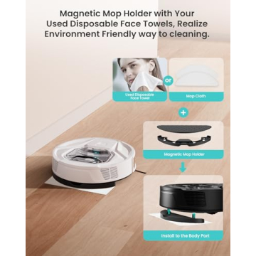 Lefant M320 Robot Vacuum with Mop - Powerful & Slim