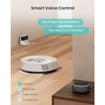 Lefant M320 Robot Vacuum with Mop - Powerful & Slim