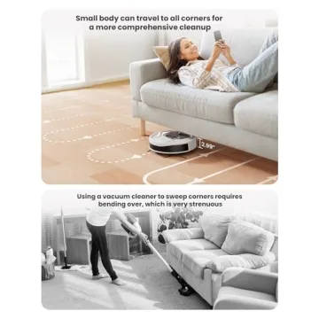 Lefant M320 Robot Vacuum with Mop - Powerful & Slim