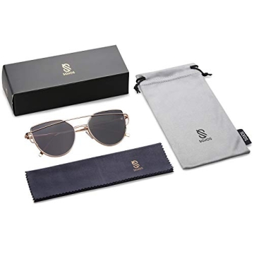 Stylish SOJOS Cat Eye Sunglasses with UV400 Protection