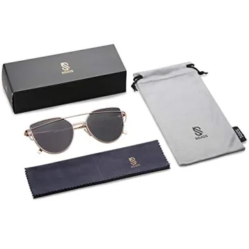 Stylish SOJOS Cat Eye Sunglasses with UV400 Protection