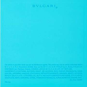 BVLGARI Omnia Paraiba Eau de Toilette Spray, 2.2 Ounce