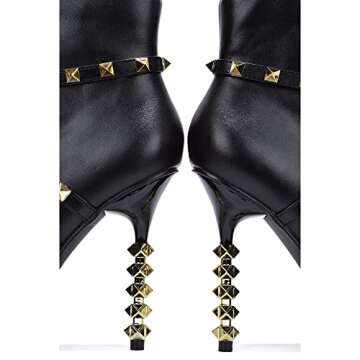 Stylish Cape Robbin Ines Stiletto High Heels Booties - Size 10