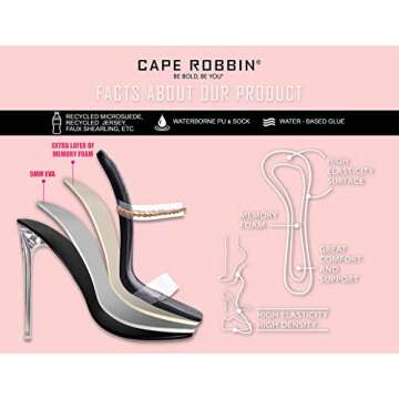 Stylish Cape Robbin Ines Stiletto High Heels Booties - Size 10