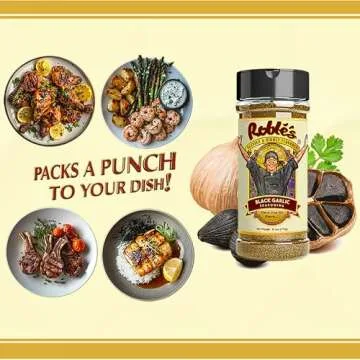 Gourmet Black Garlic Seasoning by Chef Roblé, MSG-Free