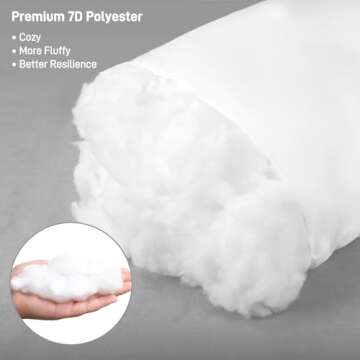 Fixwal 2-Pack Decorative Polyester Pillow Inserts