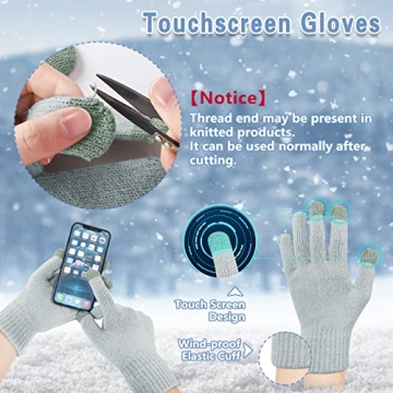 Winter Beanie Scarf and Glove Set for All