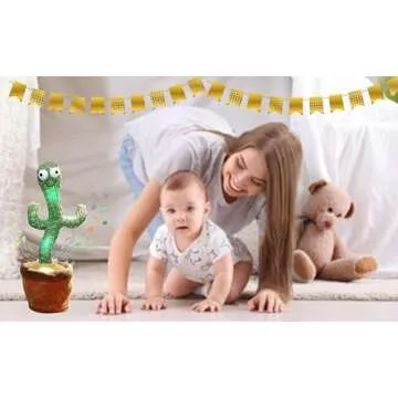 Pbooo Dancing Cactus Toy - Interactive Talking Plush for All Ages