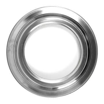 Korean Bbq Grill Tray, Stainless Steel Non-Stick Smokeless Barbecue Grill Plate, Safe Roasting Round Grill Pan for Indoor Outdoor BBQ for Cooking Meat/Vegetable