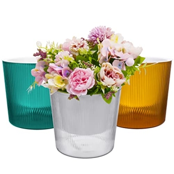 Jspupifip Self Watering Pots - 6 Inch Stylish Planters