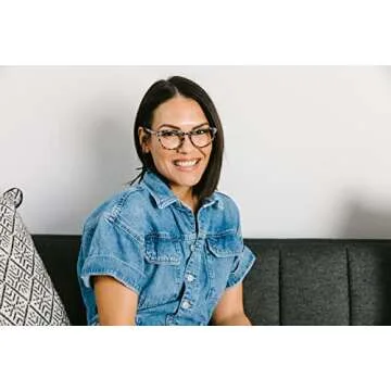 Peepers Canyon Round Blue Light Blocking Reading Glasses