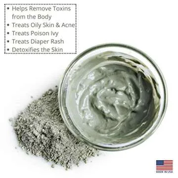 SMART SOLUTIONS Calcium Bentonite Clay Food Grade, 2 lb Pure Indian Healing Clay - All Natural for Internal and External Use | DIY Facial Treatments, Deodorants, Hair Masks