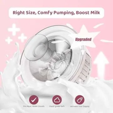 Nursi Luna Flange Inserts for Comfortable Pumping Kit