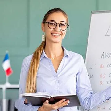 Pencil Earrings Teacher Earrings for Women Beaded Pencil Drop Dangle Earrings Back To School Jewelry Gifts for Teachers Appreciation Day (4pair)