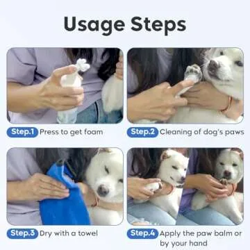 Leopong Dog Paw Care Kit- Dog Paw Cleaner for Dogs Large Medium Small XL Breed-Dog Paw Balm for Heals - Repairs & Restores Dry - Cracked Paws & Nose Dog Paw Protector for Pet Foot Washer Care