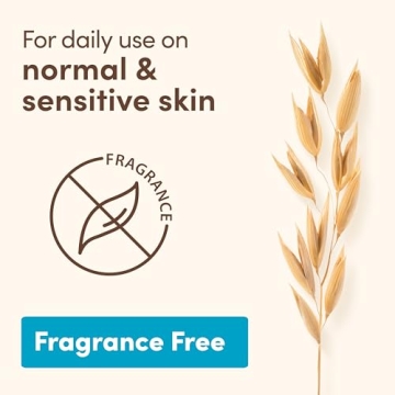 Aveeno Baby Daily Moisture Body Lotion for Sensitive Skin, Hypoallergenic Moisturizing Baby Lotion with Nourishing Oatmeal to Deeply Moisturize Baby's Skin, Fragrance-Free, 18 fl. oz