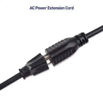 Heavy Duty 1ft Power Extension Cords 2 Pack