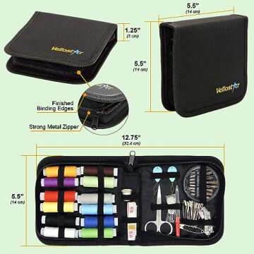 Compact Sewing Kit for Easy On-the-Go Repairs