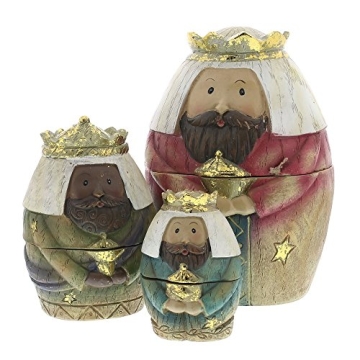 Roman Holy Family Nativity Nesting Dolls Set of 9